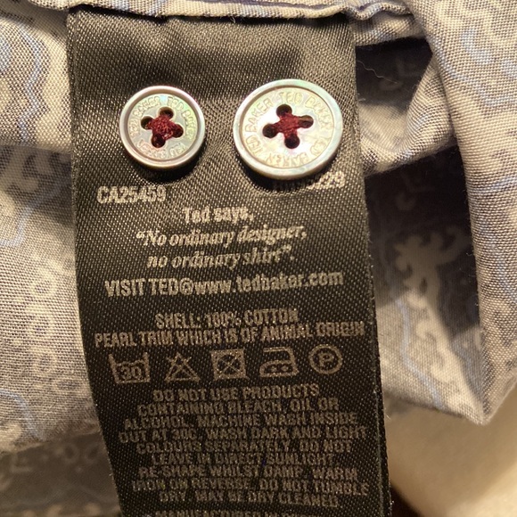 Men’s Ted Baker- classic button down - Picture 6 of 6